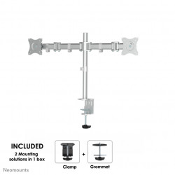 Neomounts NM-D135DSILVER Support d'écran à fixer 10-27"