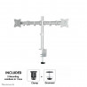 Neomounts NM-D135DSILVER Support d'écran à fixer 10-27"