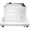 HP LaserJet 1x550/2000 feuilles, bac d’alimentation HCT et support.