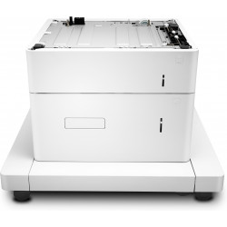 HP LaserJet 1x550/2000 feuilles, bac d’alimentation HCT et support.