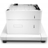 HP LaserJet 1x550/2000 feuilles, bac d’alimentation HCT et support.