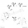 Neomounts FPMA-D930 Support d'écran à fixer 10-30"