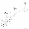 Neomounts FPMA-HAW300 Support mural pour écran médical 10-24" - h115-135 cm - ressort à gaz