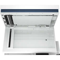 HP Color LaserJet Enterprise Imprimante multifonction 5800f, Impression, copie, scan, fax, Chargeur automatique de documents Ba