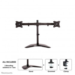 Neomounts NM-D335DBLACK Support d'écran à poser 10-27"