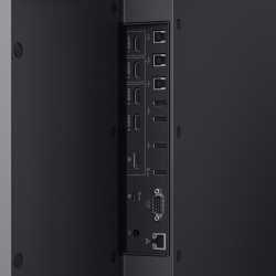 DELL P8624QT Écran plat interactif 2,17 m (85.6") LCD 350 cd/m² 4K Ultra HD Noir Écran tactile