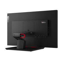 Lenovo ThinkVision T24t-20 LED display 60,5 cm (23.8") 1920 x 1080 pixels Full HD Écran tactile Capacité Noir