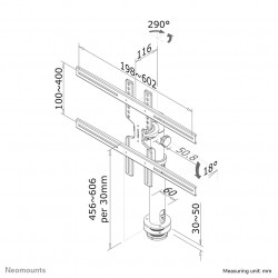Neomounts FPMA-D1200BLACK Support d'écran à fixer 32-60"