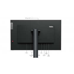 Lenovo ThinkVision P24q-30 LED display 60,5 cm (23.8") 2560 x 1440 pixels Quad HD Noir