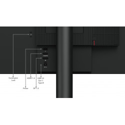Lenovo ThinkCentre Tiny-In-One 24 Gen 5 LED display 60,5 cm (23.8") 1920 x 1080 pixels Full HD Noir