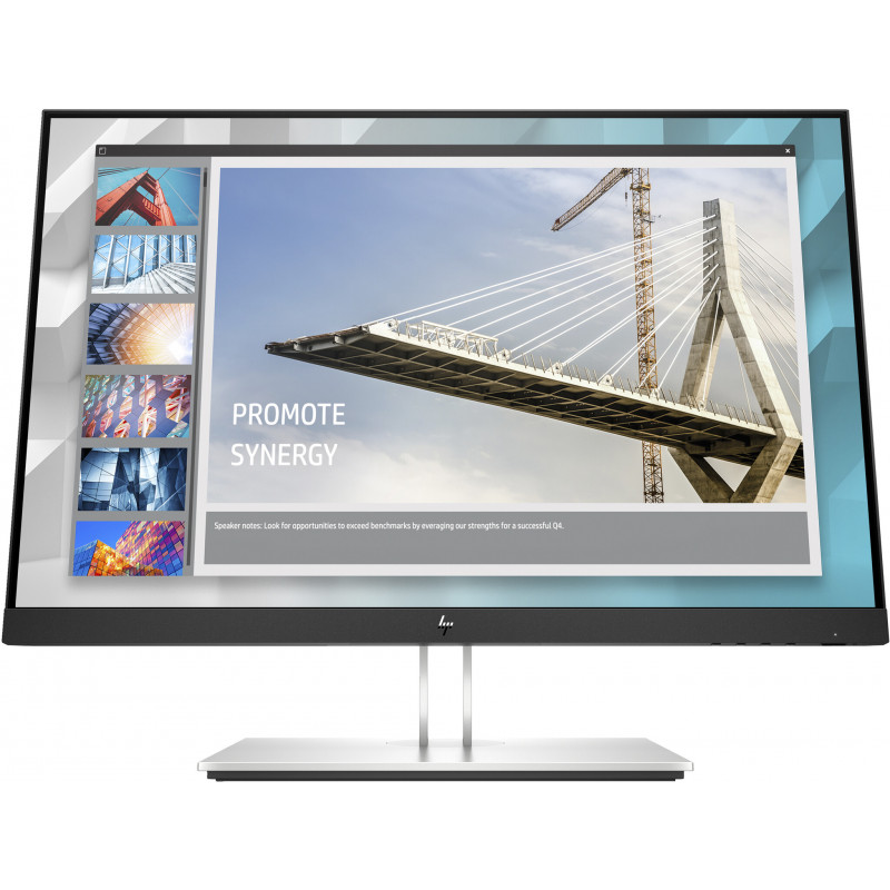 HP E-Series E24i G4 computer monitor 61 cm (24") 1920 x 1200 pixels WUXGA Black, Silver