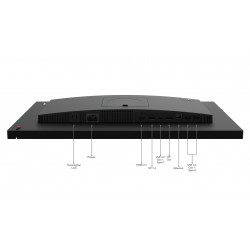 Lenovo ThinkVision T24mv-30 LED display 60,5 cm (23.8") 1920 x 1080 pixels Full HD Noir