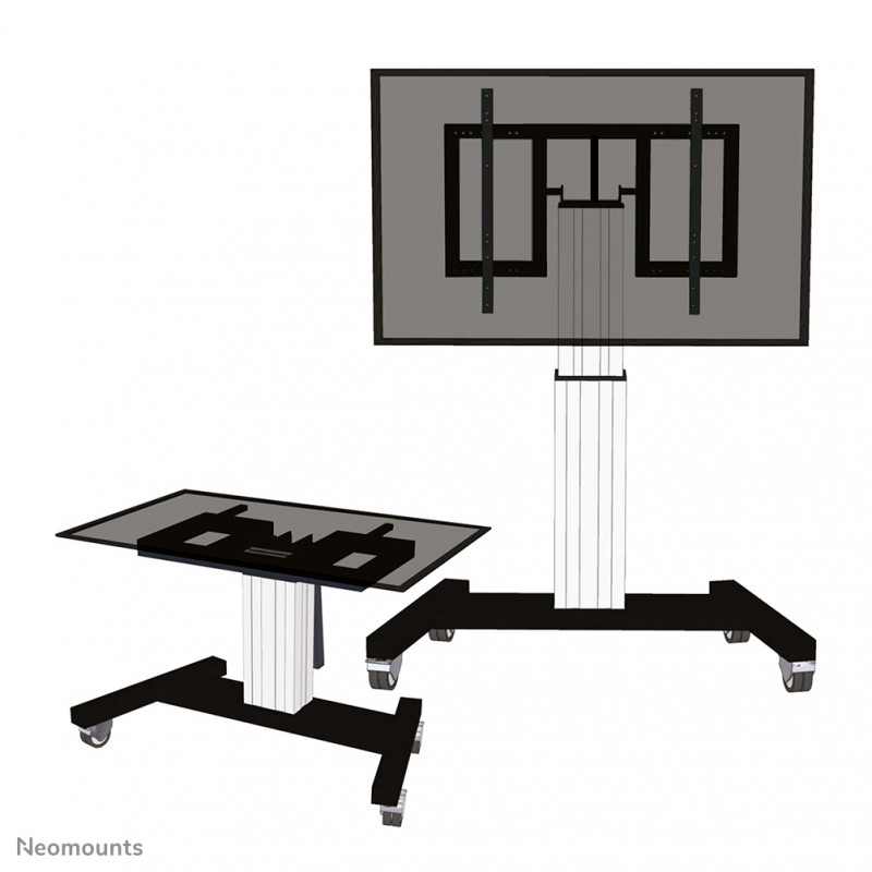 Neomounts PLASMA-M2500TSILVER Chariot pour écran 42-100" - motorisé - fonction d'inclinaison de la table