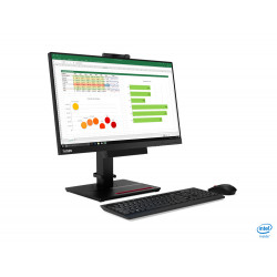 Lenovo ThinkCentre Tiny-In-One écran plat de PC 60,5 cm (23.8") 1920 x 1080 pixels Full HD LED Noir