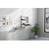 Neomounts FPMA-D500KEYB Station de travail assis-debout pour bureau 10-27" - ressort à gaz
