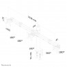 Neomounts FPMA-D960D3 Support d'écran à fixer 10-21"