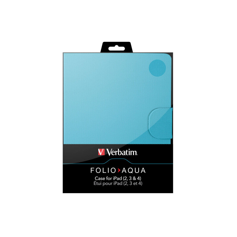 Verbatim 98246 étui pour tablette Folio Bleu