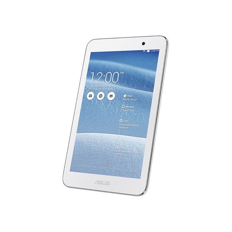 ASUS MeMO Pad 7 ME176CX-1B053A tablette Intel Atom® 8 Go 17,8 cm (7") 1 Go Wi-Fi 4 (802.11n) Android 4.4 Blanc