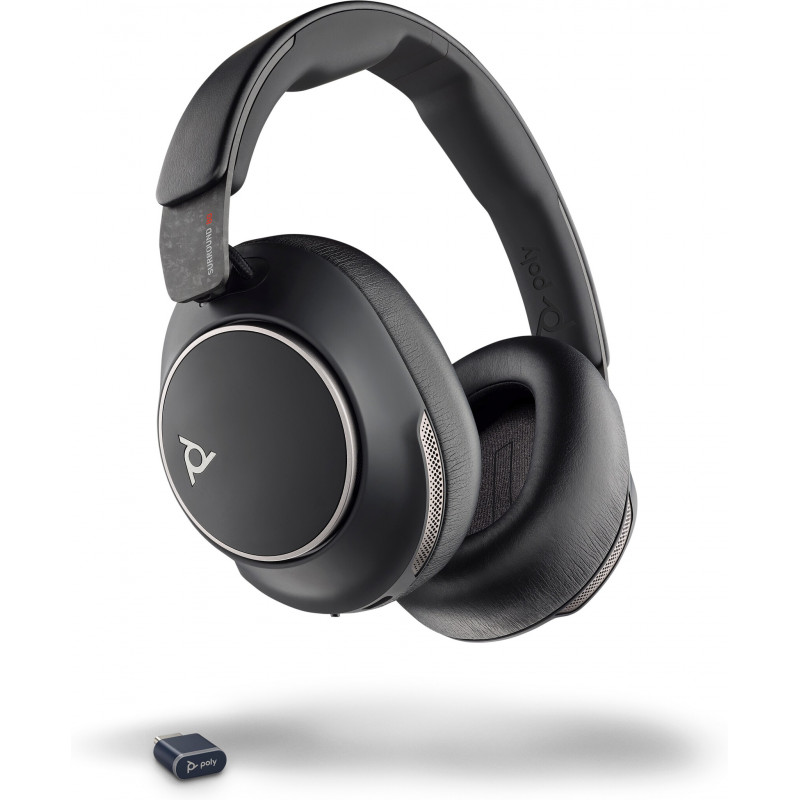 POLY Micro-casque Voyager Surround 80 UC USB-C + adaptateur USB-C/A