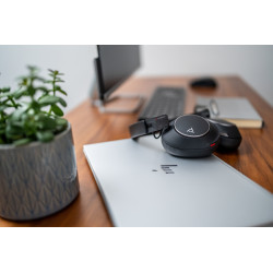 POLY Micro-casque Voyager Surround 80 UC USB-C + adaptateur USB-C/A