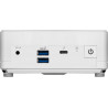 MSI Cubi 5 12M-009EU Intel® Core™ i3 i3-1215U 8 Go DDR4-SDRAM 256 Go SSD Windows 11 Pro Mini PC Blanc