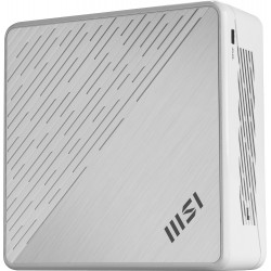 MSI Cubi 5 12M-009EU Intel® Core™ i3 i3-1215U 8 Go DDR4-SDRAM 256 Go SSD Windows 11 Pro Mini PC Blanc
