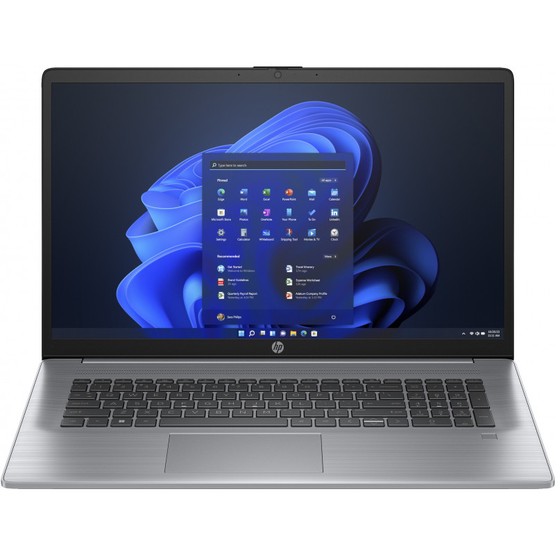HP 470 G10 Intel® Core™ i5 i5-1335U Ordinateur portable 43,9 cm (17.3") Full HD 16 Go DDR4-SDRAM 512 Go SSD Wi-Fi 6 (802.11a