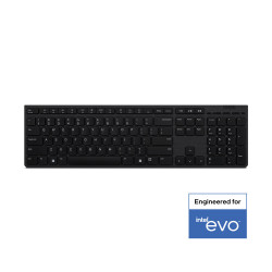 Lenovo 4Y41K04031 clavier Bureau RF sans fil + Bluetooth Français Gris