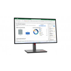 Lenovo ThinkVision P27h-30 LED display 68,6 cm (27") 2560 x 1440 pixels Quad HD Noir