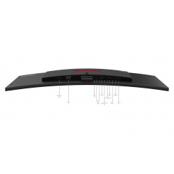 Lenovo ThinkVision P49w-30 LED display 124,5 cm (49") 5120 x 1440 pixels DQHD Noir