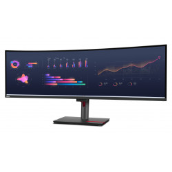 Lenovo ThinkVision P49w-30 LED display 124,5 cm (49") 5120 x 1440 pixels DQHD Noir
