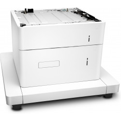 HP LaserJet 1x550/2000 feuilles, bac d’alimentation HCT et support.