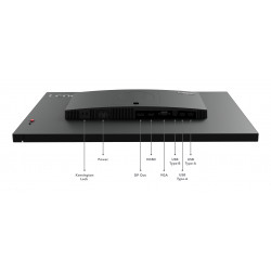 Lenovo ThinkVision T24i-30 LED display 60,5 cm (23.8") 1920 x 1080 pixels Full HD Noir