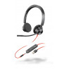 POLY Blackwire 3325 USB-A + 3.5mm Stereo Headset