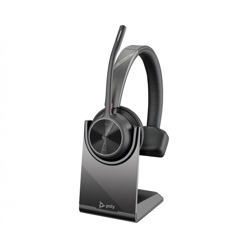 POLY Micro-casque Voyager 4310-M certifié Microsoft Teams USB-C + dongle BT700 + base de chargement