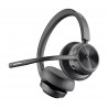 POLY Micro-casque Voyager 4320-M certifié Microsoft Teams + dongle BT700 + base de chargement