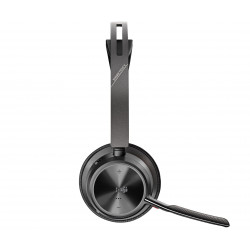 POLY Micro-casque Voyager Focus 2-M Certifié Microsoft Teams avec base de chargement