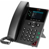 POLY Téléphone IP VVX 250 à 4 lignes et compatible PoE