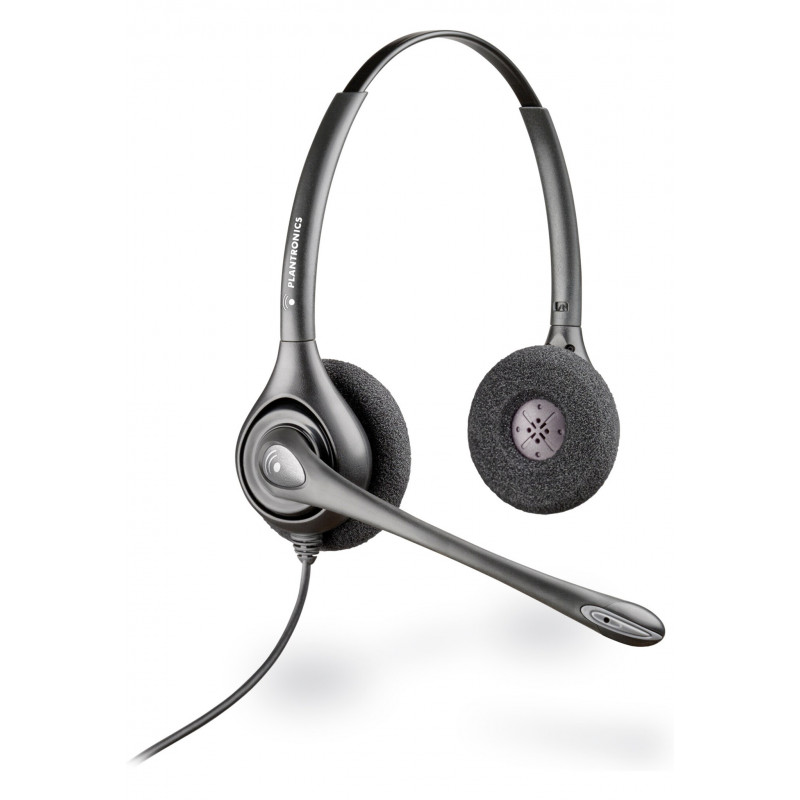 POLY Micro-casque double canal binaural TAA HW261N Supraplus + étui