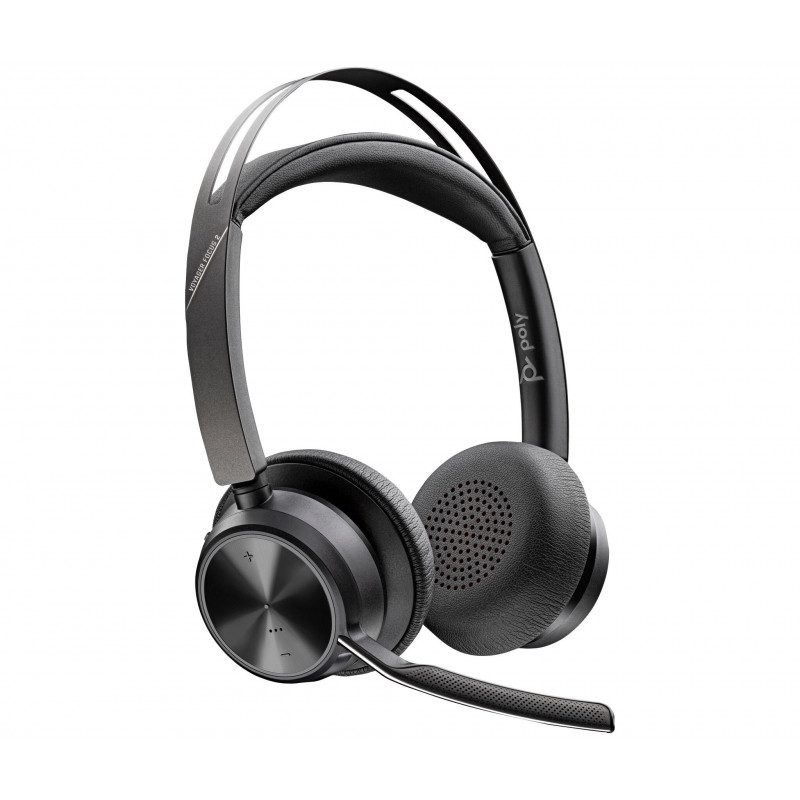 POLY Micro-casque Voyager Focus 2 USB-C avec base de chargement