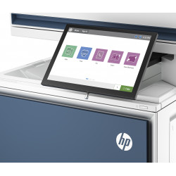 HP Color LaserJet Enterprise Flow Imprimante MFP 5800zf, Color, Imprimante pour Impression, copie, scan, fax, Chargeur automati