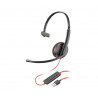 POLY Micro-casque monaural USB-A Blackwire 3210 (lot)