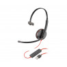 POLY Micro-casque monaural USB-A Blackwire 3210 (lot)