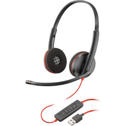 Poly Micro-casque stéréo USB-A Blackwire 3220 (lot)