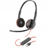 Poly Micro-casque stéréo USB-A Blackwire 3220 (lot)