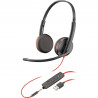 Poly Micro-casque stéréo USB-A Blackwire 3225 (lot)