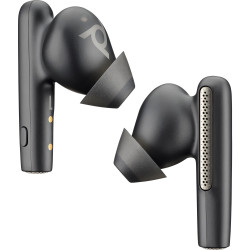 Poly Écouteurs noir charbon Voyager Free 60 UC M +adaptateur USB-C BT700 + étui de charge de base