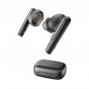 Poly Écouteurs noir charbon Voyager Free 60 UC M +adaptateur USB-C BT700 + étui de charge de base
