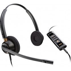 Poly Micro-casque EncorePro 525 Certifié pour Microsoft Teams Stéréo avec USB-A