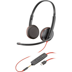 Poly Micro-casque stéréo Blackwire C3225 USB-C